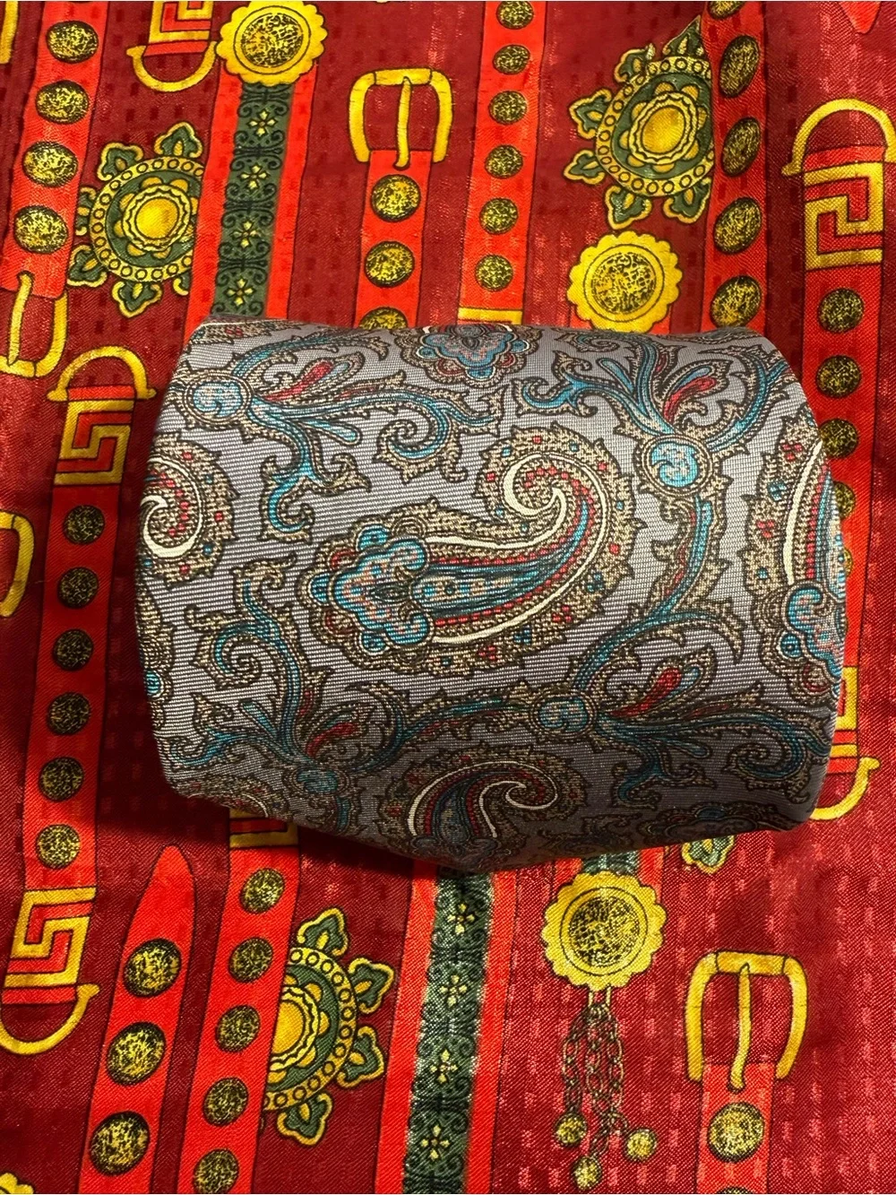 Vintage Bert Pulitzer Paisley All Silk Tie